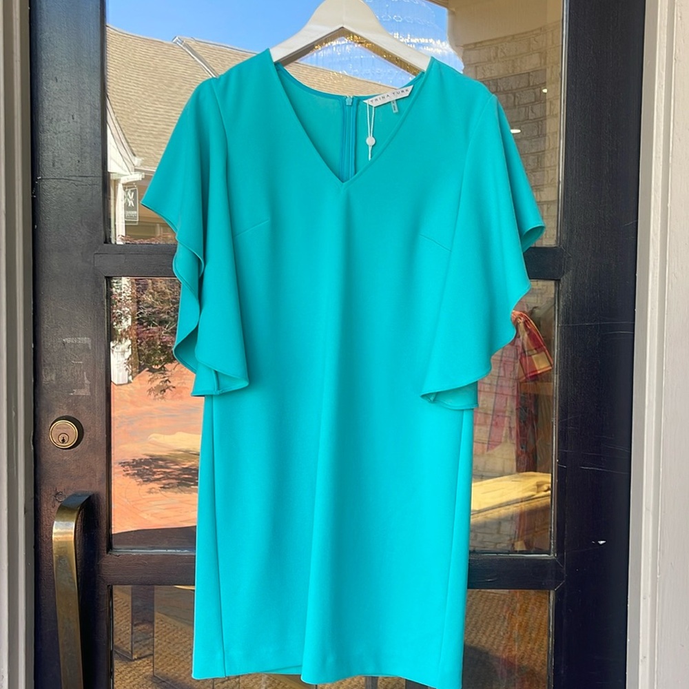Trina Turk Moore Dress | Turquoise | NWT